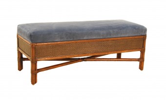 FB-5251 RATTAN & CANE BENCH