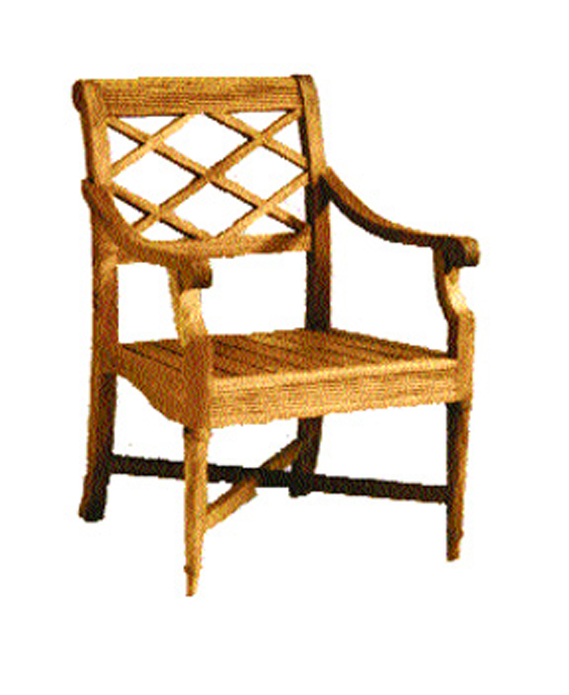 FB-1709-B Teak Arm Chair