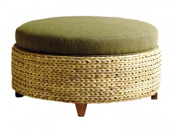 FB-1767  SEAGRASS OTTOMAN