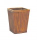 FB-1868-G RATTAN SQ WASTEBASKET
