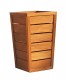 FB-3511 TEAK PLANTER-High