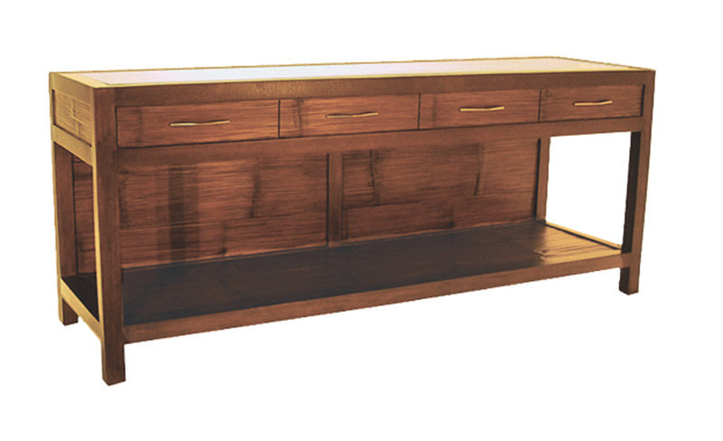 FB-3531-1 WOOD & BAMBOO CONSOLE_CL2