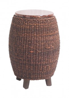 FB-3724 ABACA SIDE TABLE-CL