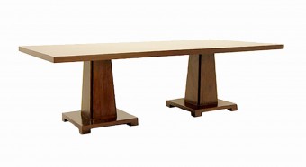 FB-3768-E DOUBLE PEDESTAL WOOD TABLE