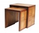 FB-3953-H POLISHED BAMBOO NEST TBLS