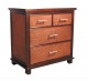 FB-4650  WOOD AND CANE 4-DWR