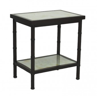 FB-5041-1 WOOD & MOP SIDE TABLE
