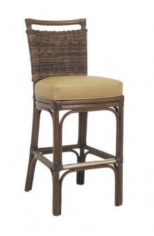 FB-5142-1 RATTAN ABACA BARSTOOL