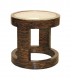 FB-5171 WD COCO TWIG TABLE W INSET GLASS