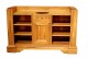 FB-5374-D-1 TEAK STATION WITH HAMPER