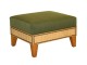 FB-5401- WOOD & CANE OTTOMAN.CLEAN