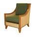FB-5401 WOOD & CANE LOUNGE CHAIR.CLEAN