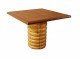 FB-5500-1 TEAK GAME TABLE