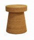 FB-5543 WHITE ABACA SIDE TABLE