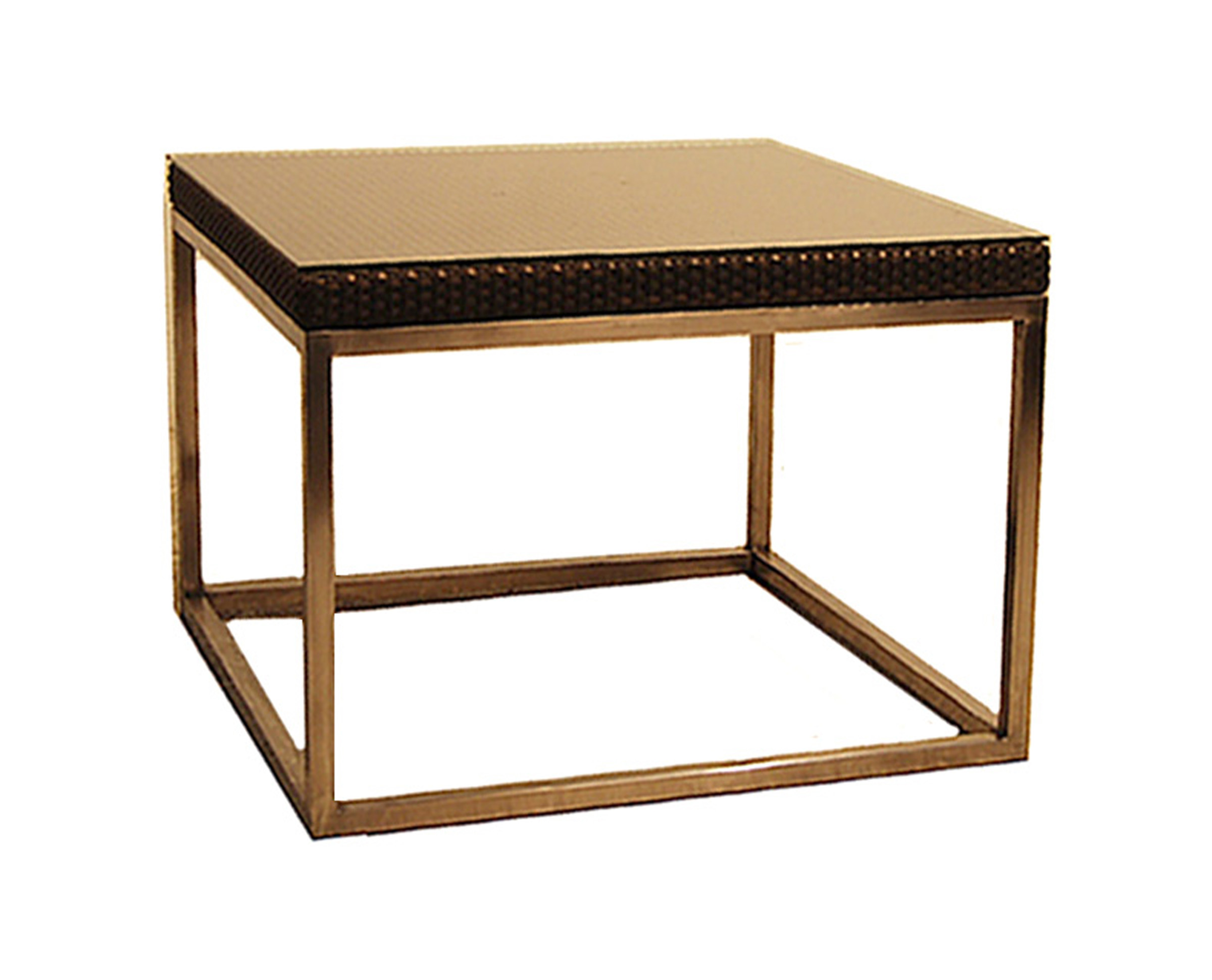 FB-5555-C-1 STAINLESS STEEL AND RESIN SIDE TABLE