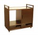 FB-5696-3 RATTAN  WICKER TROLLEY