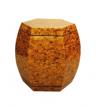 FB-5697 HEX PENSHELL SIDE TABLE