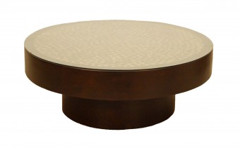 FB-5730-1 WOOD ROUND COFFEE TABLE