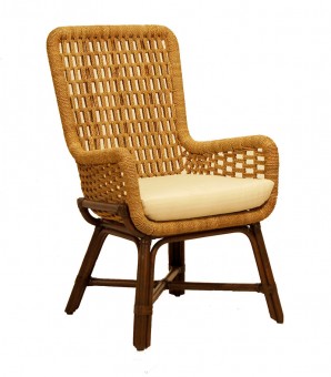 FB-5789 RATTAN & ABACA ARMCHAIR