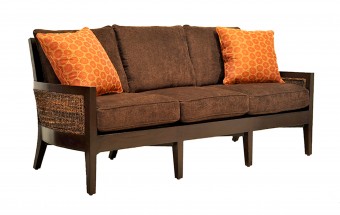 FB-5837 WOOD ABACA SOFA 
