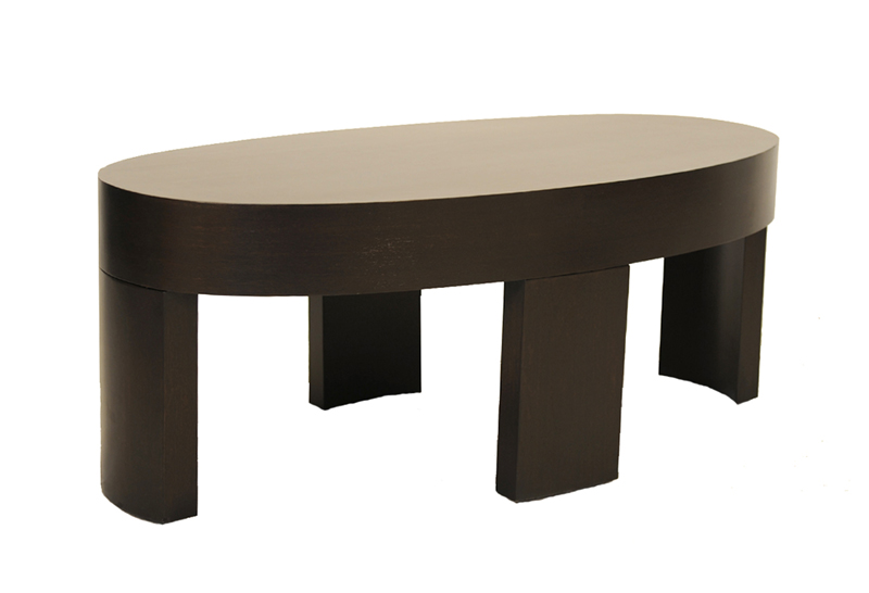 FB-5995-A OVAL WOOD COFFEE TABLE