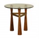 FB-6037 TEAK & METAL SIDE TBL copy