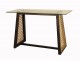 FB-6039  SOOD & CANE CONSOLE TABLE