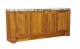 FB-6066-A  TEAK 4-DR CREDENZA