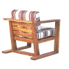 FB-4633 TEAK LG CHAIR-BK-CLN