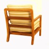 FB-5402-1 TEAK LOUNGE CHAIR-BACK VIEW