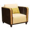 FB-5581 RATTAN & CANE LOUNGE CHR